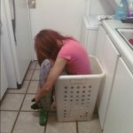 Came downstairs one morning and found my roommate passed out drunk...