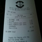 Guess why my dinner was free