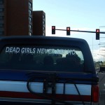 Necrophilia.. There were kids in this car