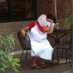Walking through the city in 90-degree weather and spotted this