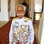 World's oldest, working hotel doorman. (K. Chattu Kuttan, 91)