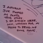 somewhere in some bathroom