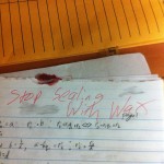 stapling your homework is so yesterday ...