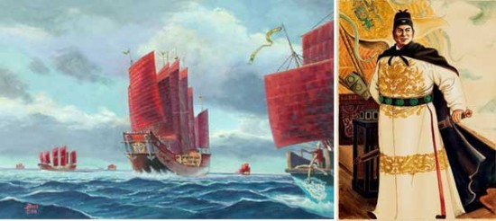 zheng he america discovery 550x246 10 Fascinating Theories About the Origins of Native Americans