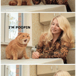 I'm poopin.