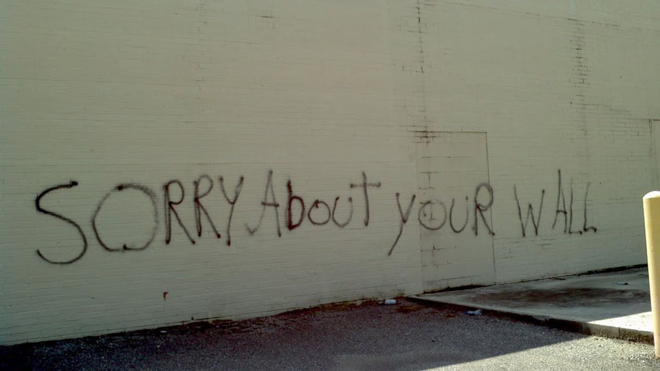 Most honest graffiti i have ever seen....