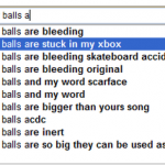 My balls ar... What