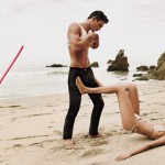 Just posing on the beach