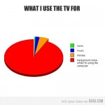 What I use the TV for