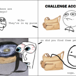 Inside girlfriend's purse