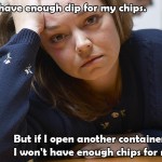 Shortage on dip for chips