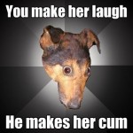 laugh and cum