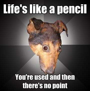 life is like a pencil