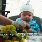not at the table carlos