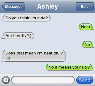 you're ugly