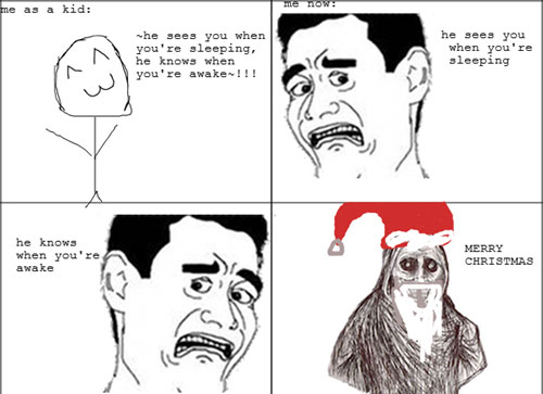 Creepy santa is creepy