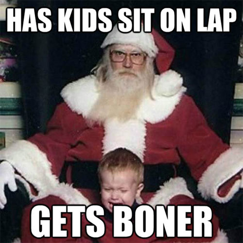 Socially awkward Santa