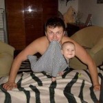father in natural habitate