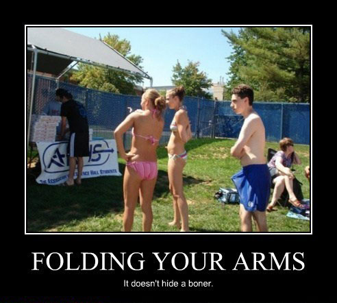 folding your arms
