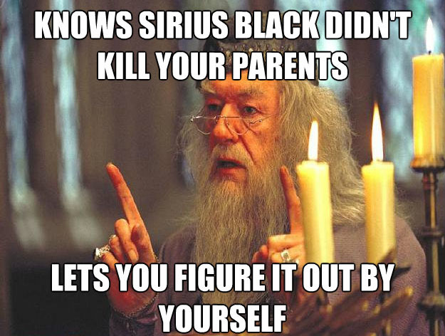 knows sirius black didnt kill your parents