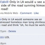 Homeless tan