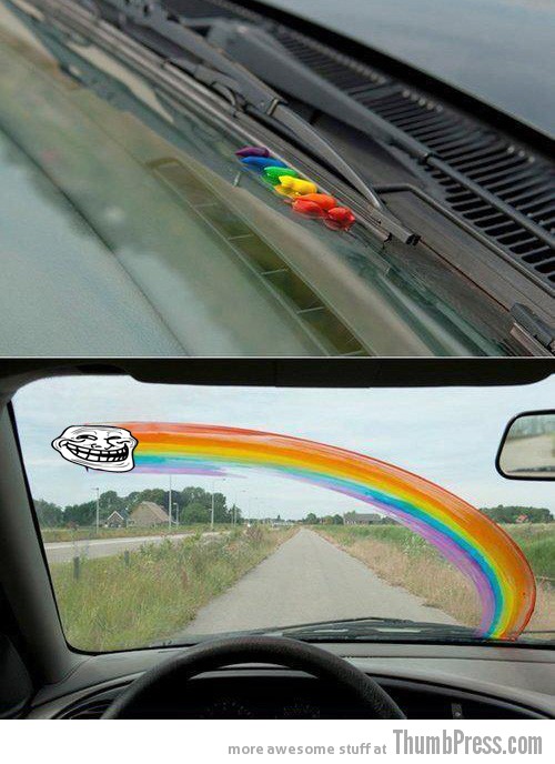 Rainbow troll