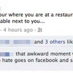 Restaurant awkward