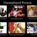 Unemployed person