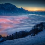 24. Moon and Venus Over Switzerland