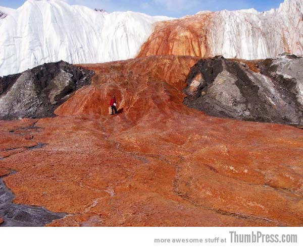 Blood Falls Antarctica 10 Amazing Alien Like Places on Our World That Are From Another Planet