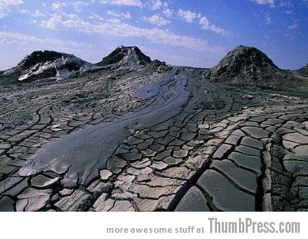 Mud Volcanoes of Azerbaijan 1 10 Amazing Alien Like Places on Our World That Are From Another Planet