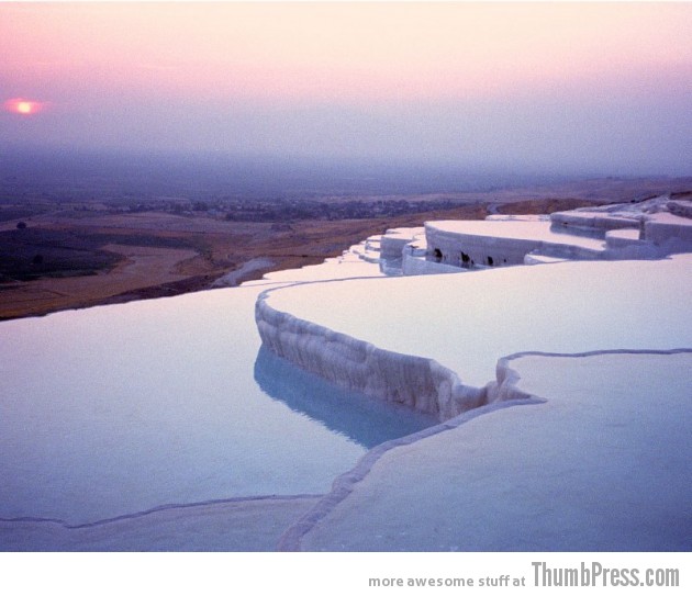 Pamukkale Water Terraces Turkey 630x543 10 Amazing Alien Like Places on Our World That Are From Another Planet