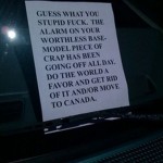 Car Alarm Notes -11