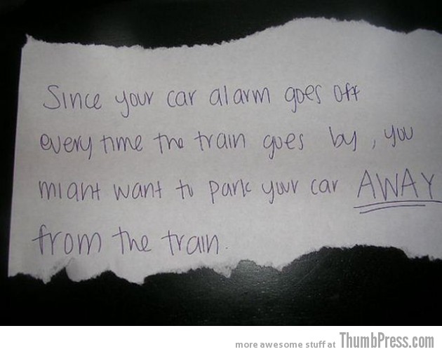 Car Alarm Notes -8