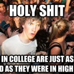 People in college
