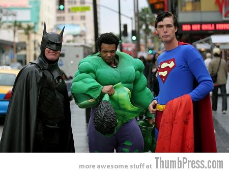 superhero street performers The Business of Busking: Friend or Foe