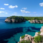Blue waters of Menorca - Balearic island of Spain 1
