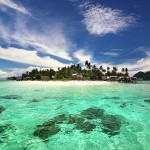 Maiga island at Semporna Sea, Sabah
