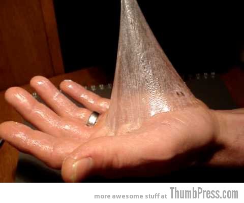 Peeling dried glue off your hand