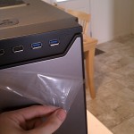 Peeling the plastic off of something you just bought