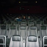 Seeing a movie in an empty theater