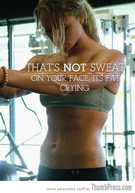 That's not sweat