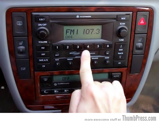When good song starts to play right when you turn on the radio