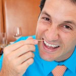 When you finally get rid of that thing stuck in your teeth