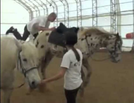 How not to jump on a horse