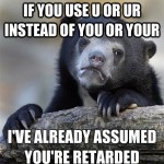 Confession Bear