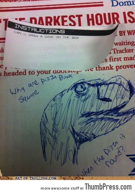 Draw A Dino On The Box