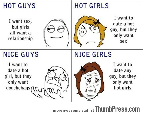 Nice people vs hot people