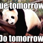 Procrastination Panda