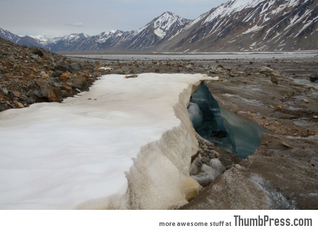 Rivers under ice and snow - Alaska